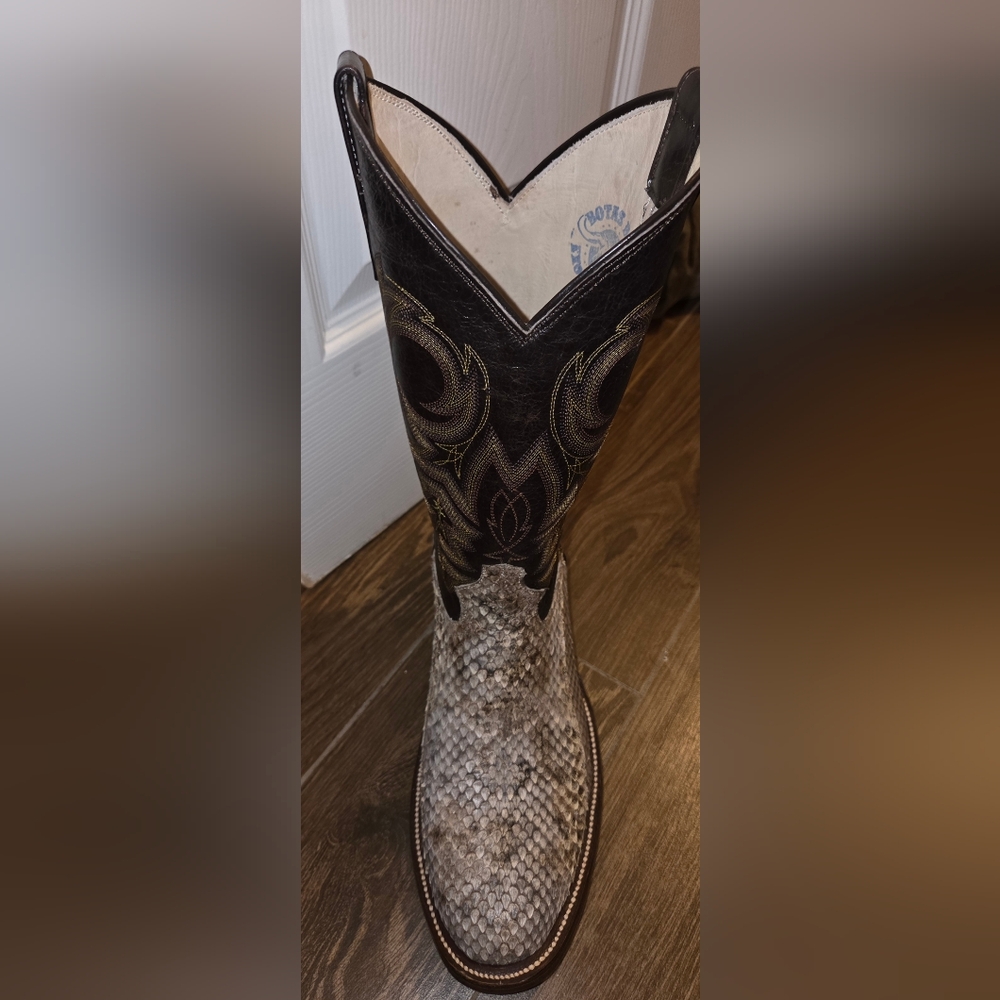 Men's Western Cowboy Boots - Brown and Tan
